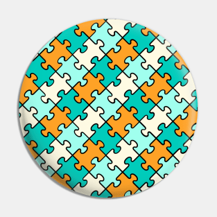 Puzzle Pattern Pin