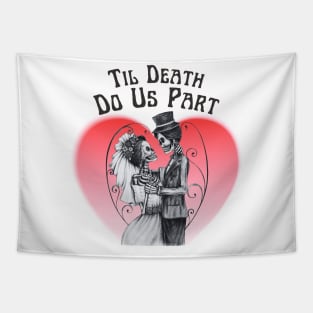 Til Death Do Us Part - Day of the Dead Tapestry