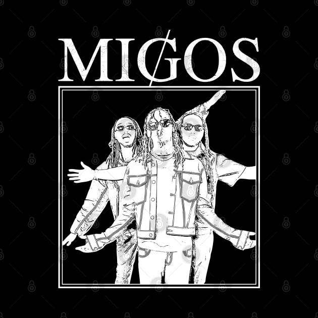 Migos // Hip hop // White by Degiab