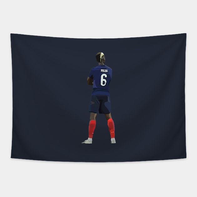 Paul Pogba Tapestry by Webbed Toe Design's