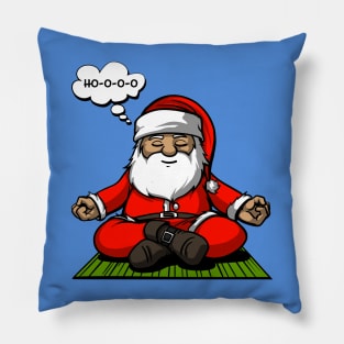 Santa Christmas Meditation Pillow