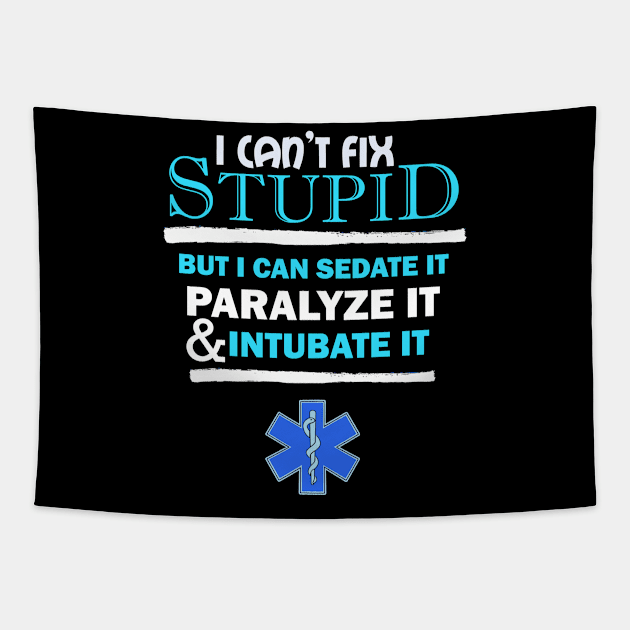 Awesome Emergency Medical Services Gift Print EMS Print Tapestry by Linco