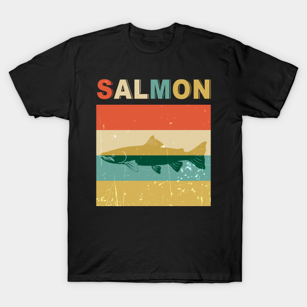 Discover Vintage Style Salmon - Style Salmon - T-Shirt