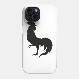 black rooster Phone Case