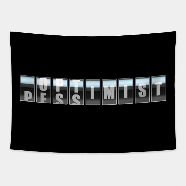 Optimist/Pessimist Odometer Tapestry by BRAVOMAXXX