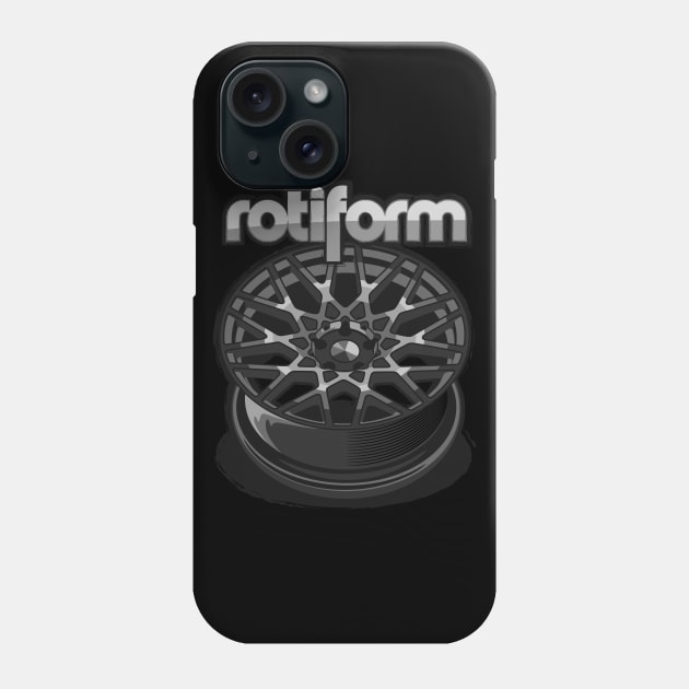 Rotiform R110 vector illustration (Grey) Phone Case by idrdesign