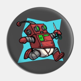 Danger Bot Pin