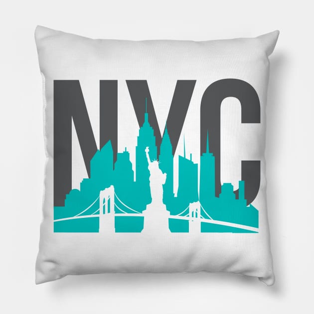 NYC Pillow by MplusC