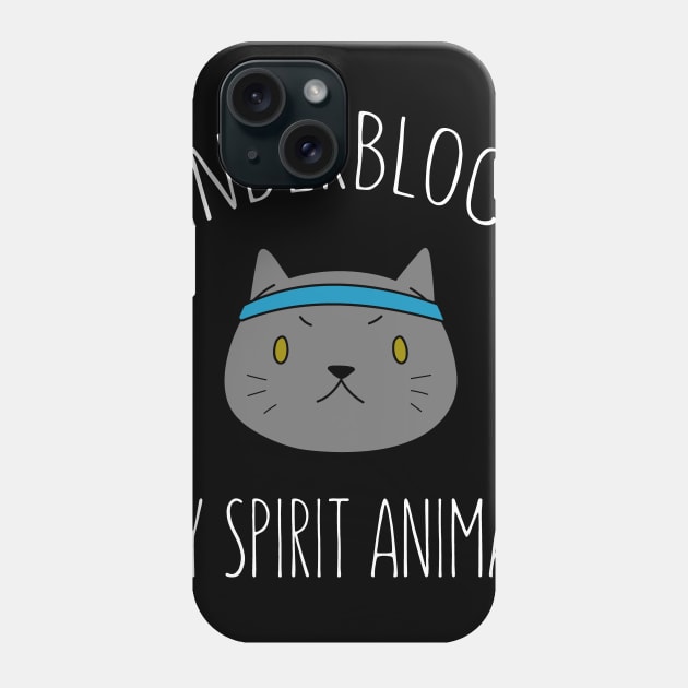 Cinderblock the Cat My Spirit Animal Phone Case by The Shirt Genie