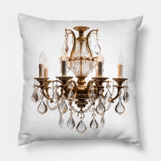 Crystal Chandelier making you happy Pillow