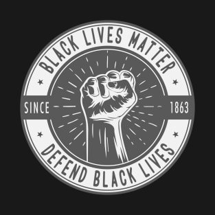 black lives matter defend black lives T-Shirt