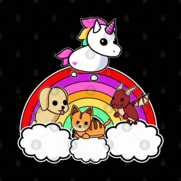Roblox Rainbow Unicorn Dragon Dog Cat Legendary Pet Birthday Gift For Kids - Roblox - Phone Case