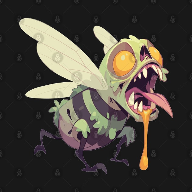 Halloween Zombee - Spooky Month Monster by Lunatic Bear