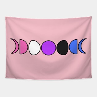 Pride Moons Genderfuid Tapestry