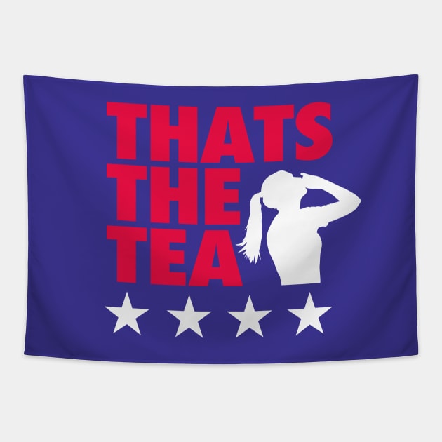 Thats The Tea - Blue Tapestry by KFig21