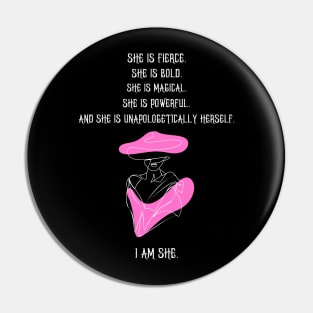 She is Fierce | Empowering Pin