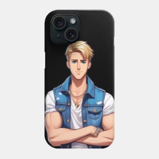 Ken Barbie Doll Denim Outfit 2 Phone Case