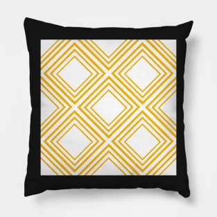 Diamonds are a girls best friend – brilliant yellow and white Pillow