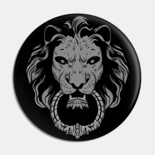 Face lion Pin