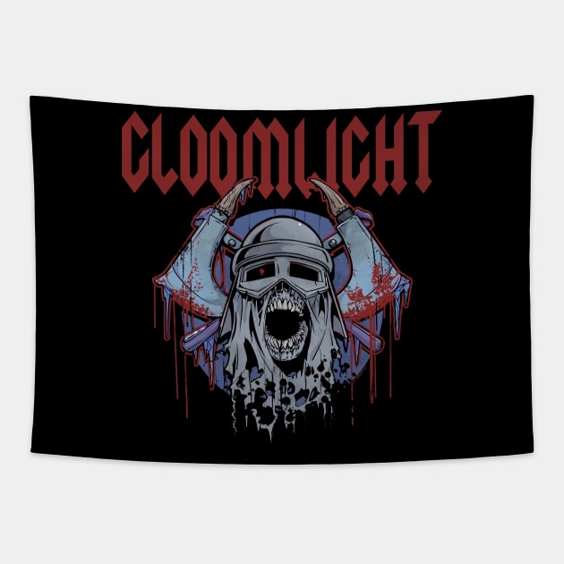 Blood & Frost - Vintage Gloomlight Band Tee Tapestry by Gloomlight