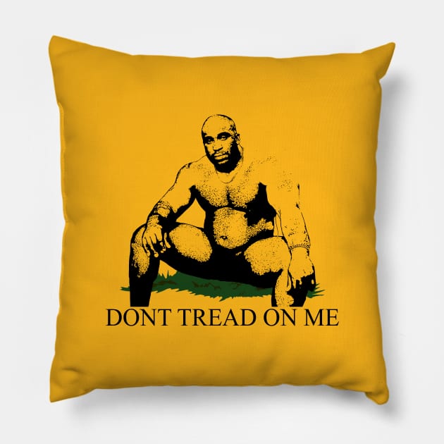 DONT TREAD ON ME - BARRY WOOD Pillow by giovanniiiii