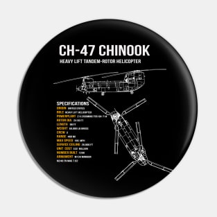 CH-47 Chinook Helicopter Pin