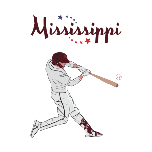 Mississippi USA Baseball T-Shirt