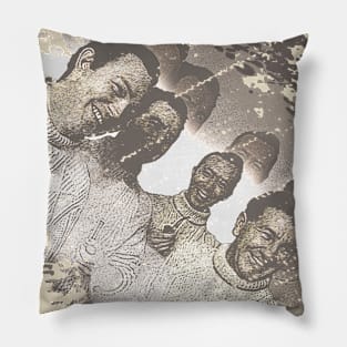 The Clancy Brothers & Tommy Makem Retro Style Fan Art Pillow