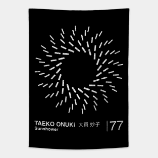 Taeko Ohnuki / Minimalist Graphic Design Fan Artwork Tapestry