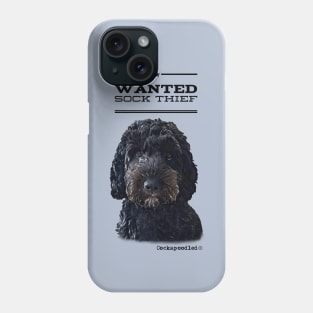 Cockapoo / Doodle Dog Sock Thief Phone Case