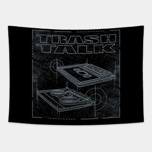 Trash Talk - Technical Drawing Tapestry