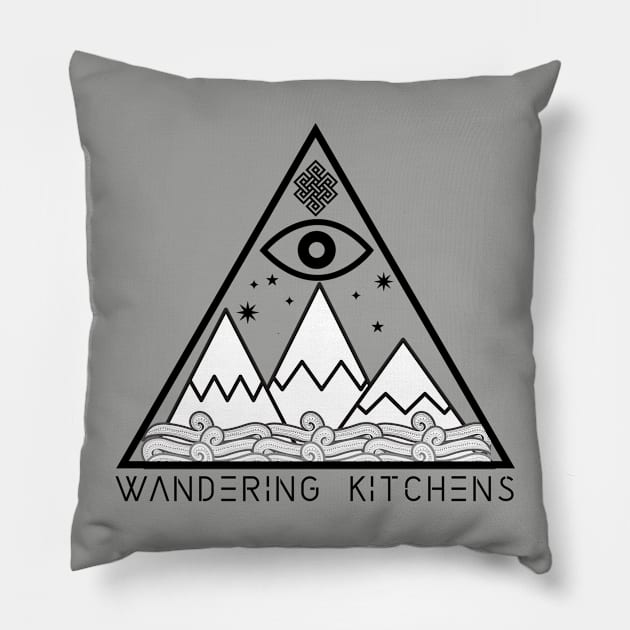 Wandering Kitchens Pillow by wanderingteez