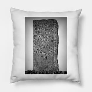 Hamptons Distance Marker Pillow