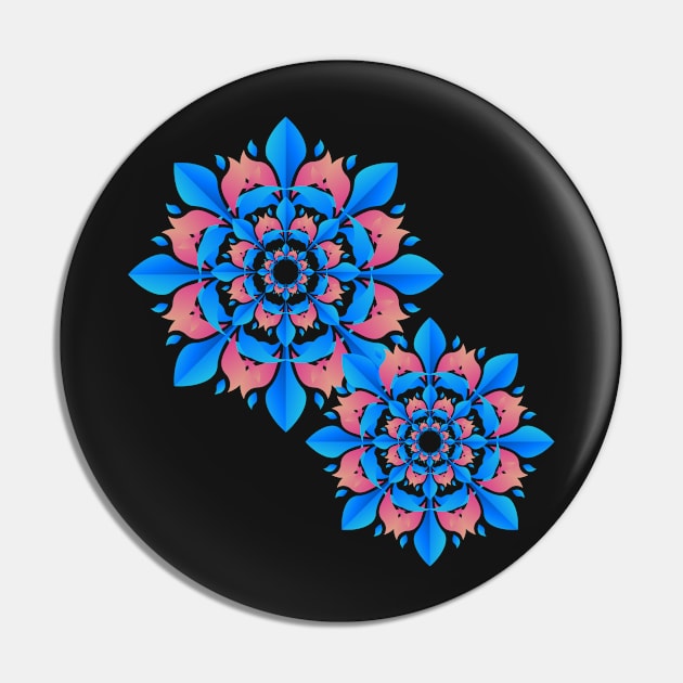 Dahlia Design,Gift Pin by Chanyashopdesigns
