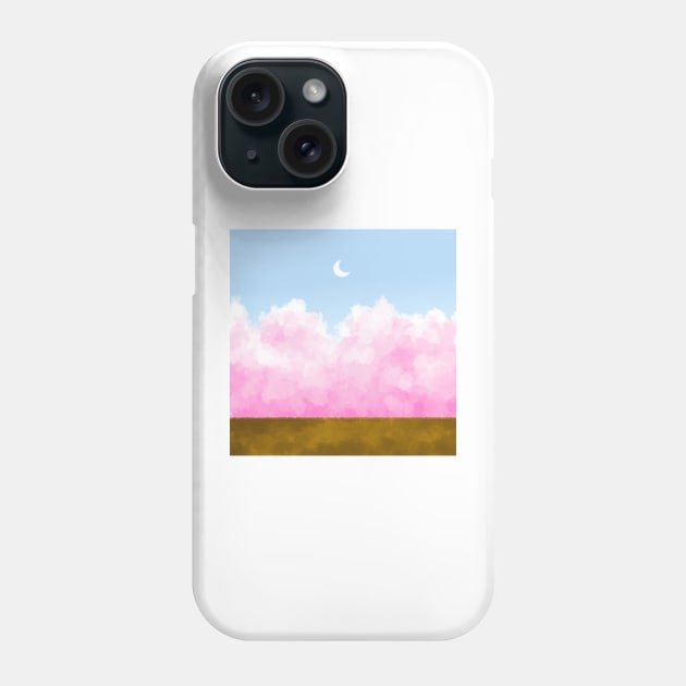 Cotton Candy Clouds Phone Case by lindepet