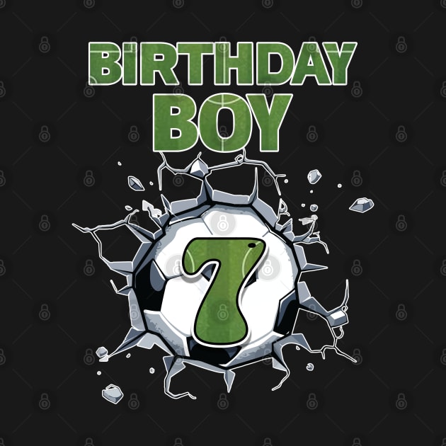 7th Birthday Boys Soccer player Gift For Boys Kids toddlers by tearbytea