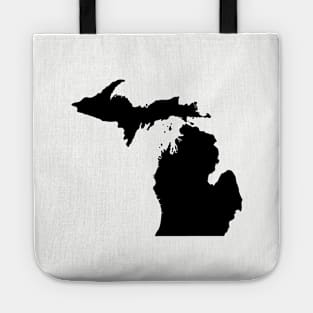 Michigan Black Tote