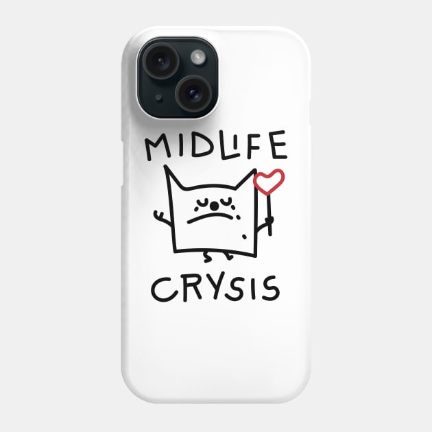 Hug me- midlife crisis Phone Case by spontania