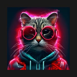 Cat Wearing Sunglasses T-Shirt