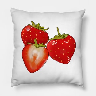 Rote Erdbeeren Pillow