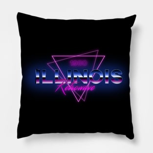 80s Illinois Pillow