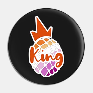 Pride'n'apple Lesbian King ! Pin