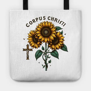 Corpus Christi Sunflower Tote