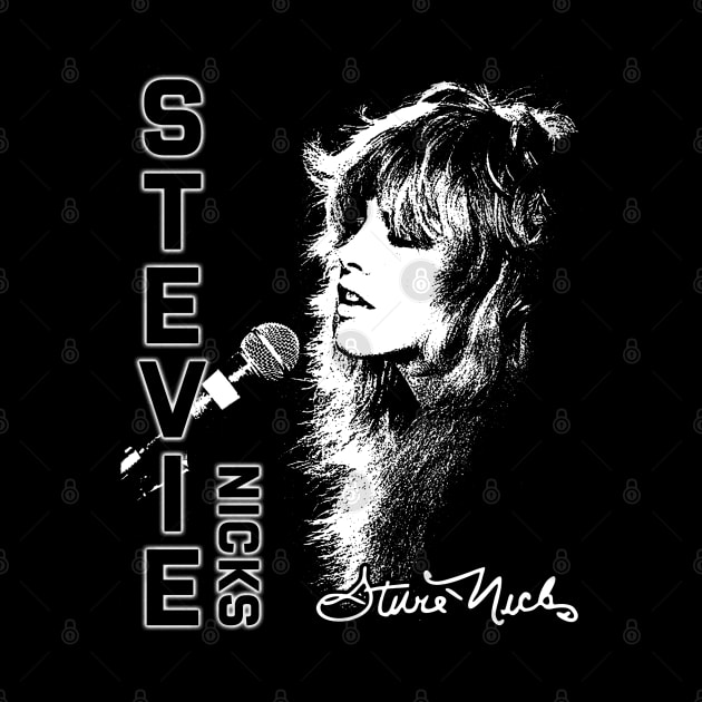 Stevie Nicks Vintage Rock Music by Evergreen Daily