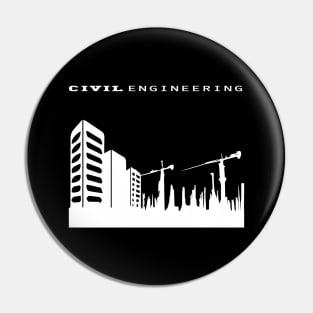 civil engineering, building, tower crane engineer design Pin