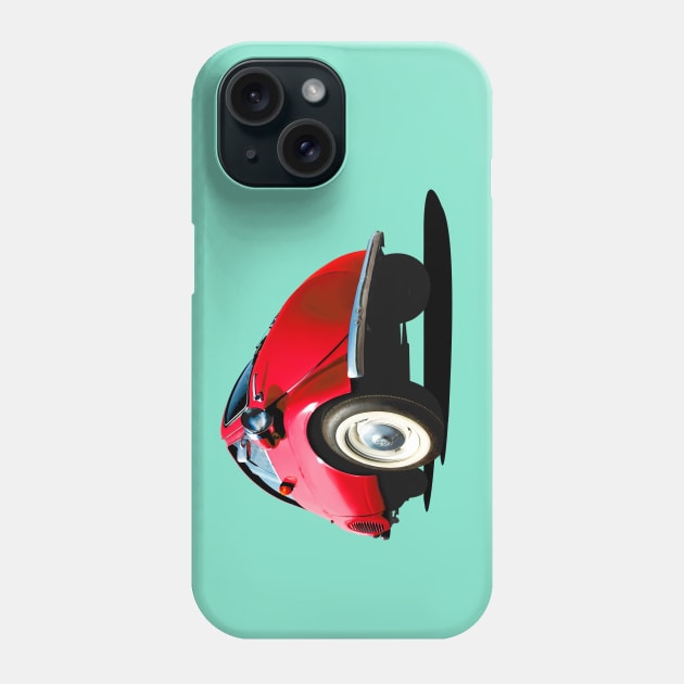 Isetta bubble car in red Phone Case by candcretro