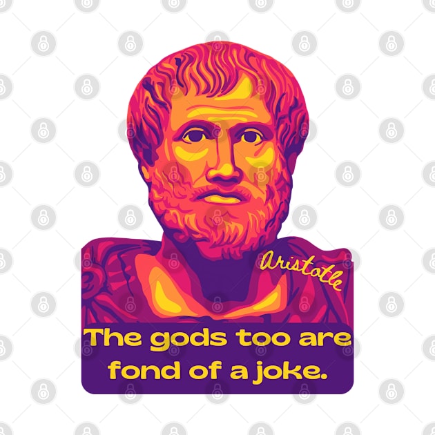 Aristotle Portrait and Quote by Slightly Unhinged