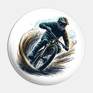 Mountain Biking Pin