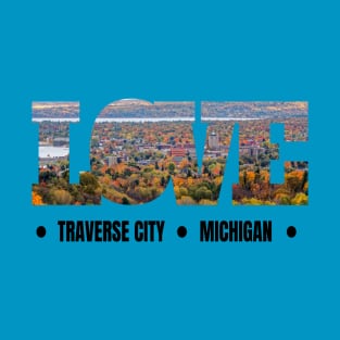 Traverse City Michigan Love for the Midwest T-Shirt