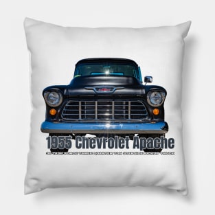 1955 Chevrolet Apache 36 Stepside Pickup Truck Pillow